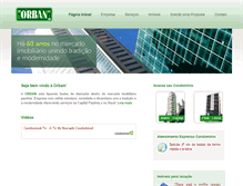 Tablet Screenshot of orban.com.br